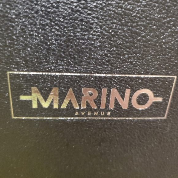 Marino Avenue Mens Black Leather Belt - Picture 4 of 4